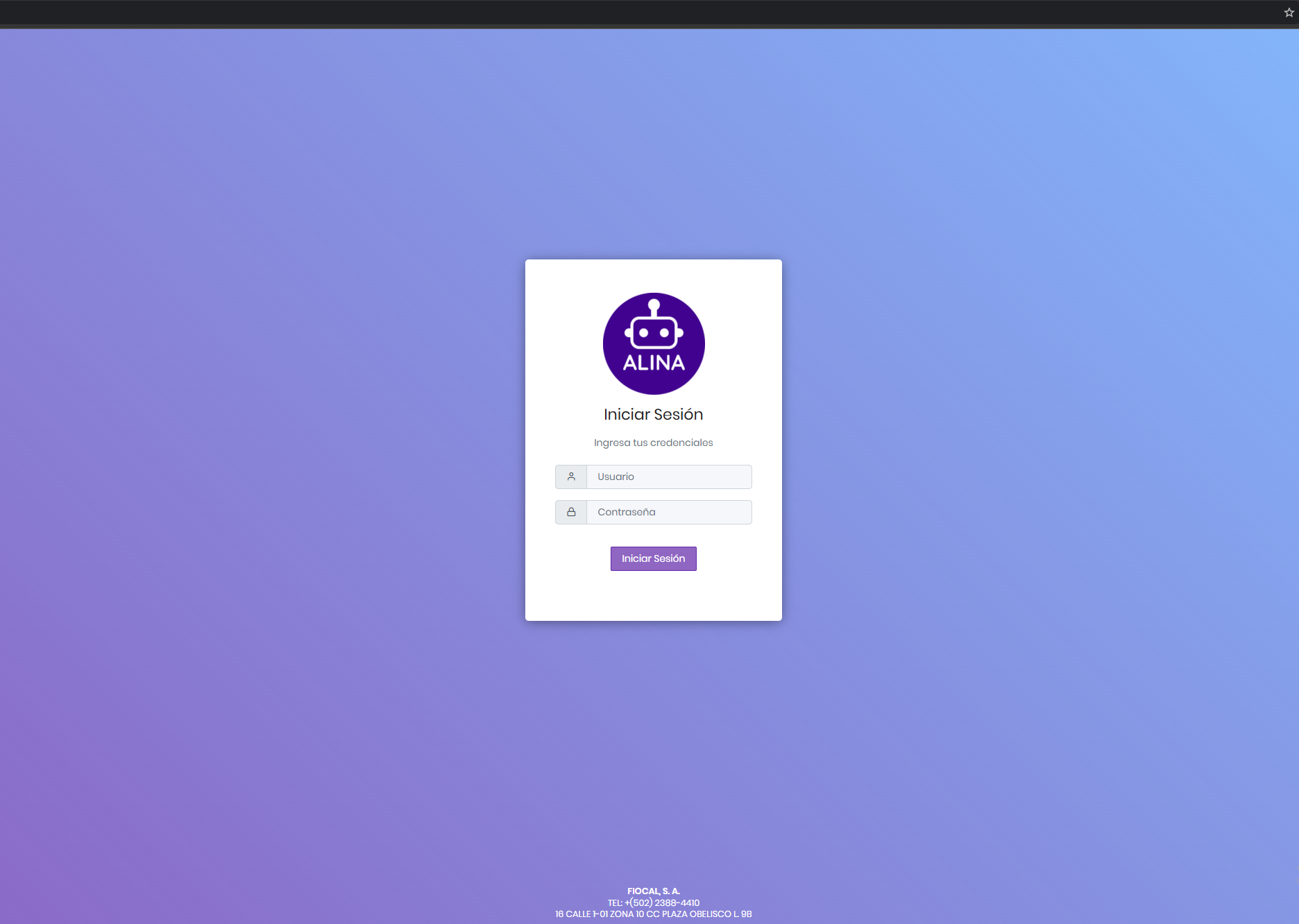 Alina legal document processing platform interface